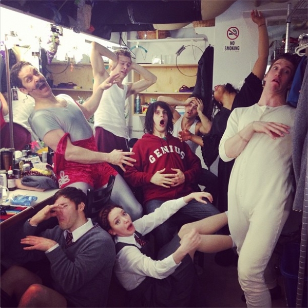 Photo Flash: Saturday Intermission Pics, April 20 - BOOK OF MORMON, JERSEY BOYS and More Send Love to Boston! Image