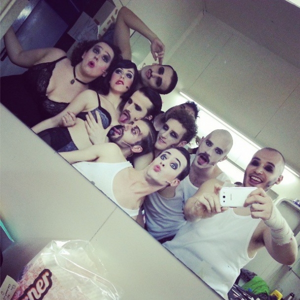 Photo Flash: Saturday Intermission Pics, April 20 - BOOK OF MORMON, JERSEY BOYS and More Send Love to Boston! Image