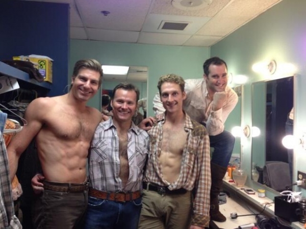 Photo Flash: Saturday Intermission Pics, April 20, Part 2 - NEWSIES, ONCE Send More Love to Boston & First SIP from Paper Mill's 'MODERN MILLIE'! Image