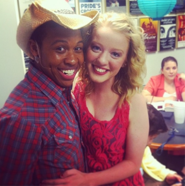 Photo Flash: Saturday Intermission Pics, April 20, Part 2 - NEWSIES, ONCE Send More Love to Boston & First SIP from Paper Mill's 'MODERN MILLIE'! Image