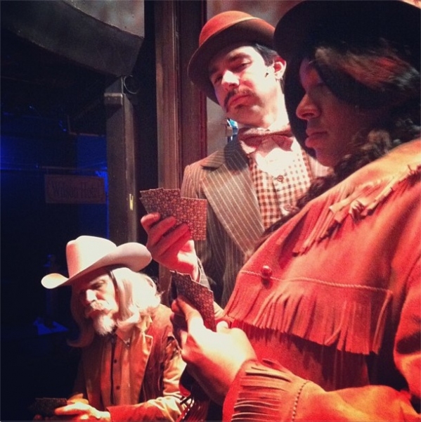 Photo Flash: Saturday Intermission Pics, April 20, Part 2 - NEWSIES, ONCE Send More Love to Boston & First SIP from Paper Mill's 'MODERN MILLIE'! Image