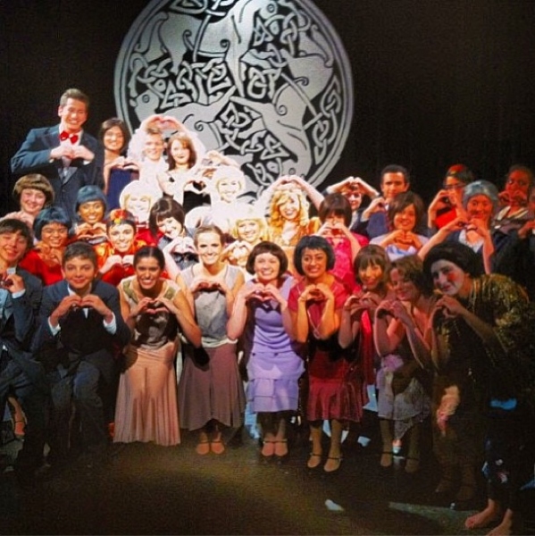 Photo Flash: Saturday Intermission Pics, April 20, Part 2 - NEWSIES, ONCE Send More Love to Boston & First SIP from Paper Mill's 'MODERN MILLIE'! Image