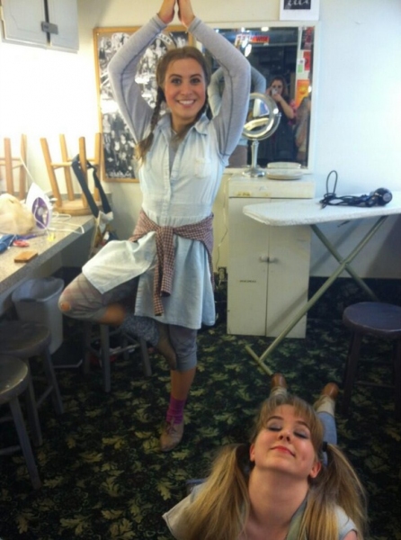 Photo Flash: Saturday Intermission Pics, April 20, Part 2 - NEWSIES, ONCE Send More Love to Boston & First SIP from Paper Mill's 'MODERN MILLIE'! Image