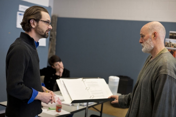 Photo Flash: Sneak Peek at Stephen Yoakam in Rehearsals for Guthrie's AN ILIAD Image