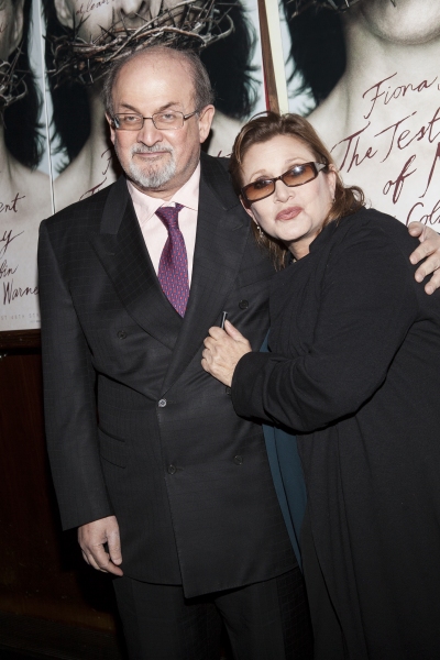 Salman Rushdie and Carrie Fisher Photo