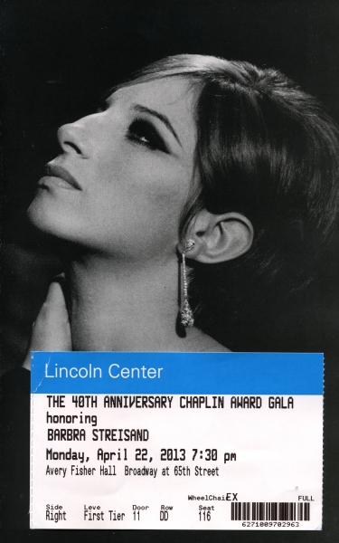 Photo Coverage: The Film Society of Lincoln Center Honors Barbra Streisand With the Chaplin Award Image