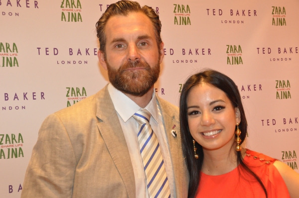 Lucas Caleb Rooney and Dana Gross (Managing Director of Zara Aina) Photo