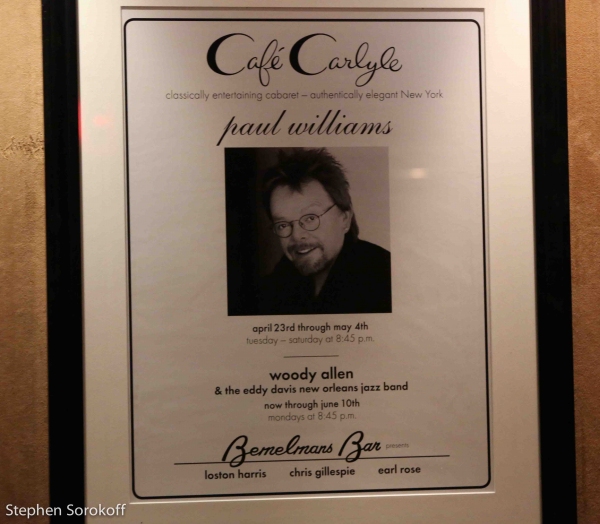 Photo Coverage: Paul Williams Opens at Cafe Carlyle Image
