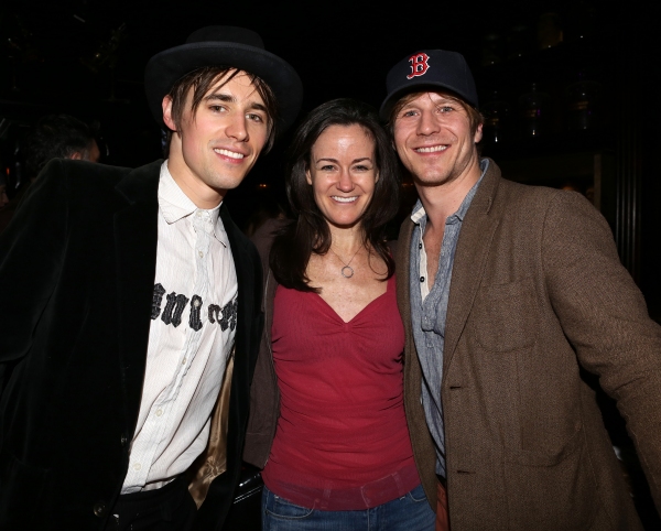 Reeve Carney celebrates his 30th Birthday with the cast & company of Broadway''s ''Sp Photo