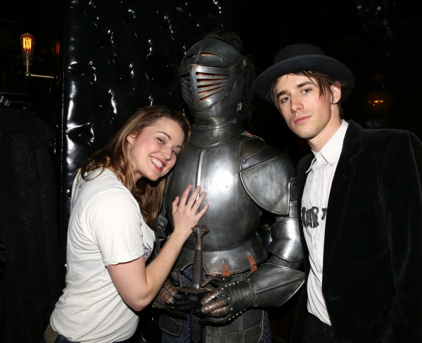 Reeve Carney  with Rebecca Faulkenberry  Photo