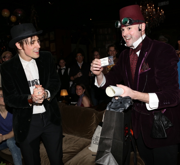 Exclusive Photo Coverage: SPIDER- MAN Cast Celebrates Reeve Carney's Birthday! Image