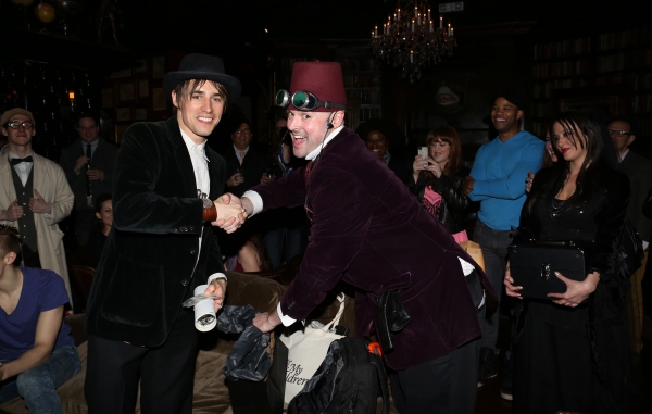 Exclusive Photo Coverage: SPIDER- MAN Cast Celebrates Reeve Carney's Birthday! Image