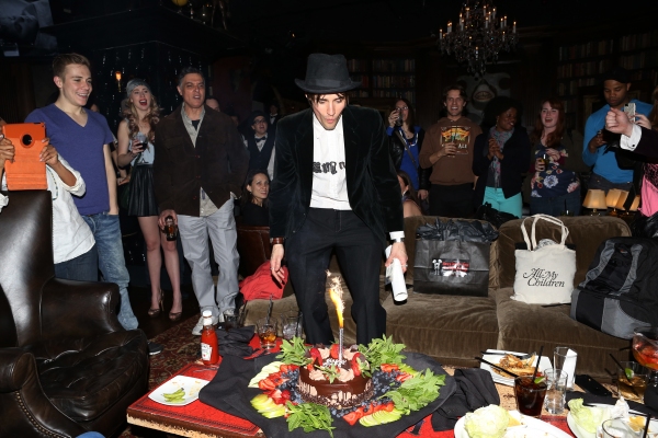 Exclusive Photo Coverage: SPIDER- MAN Cast Celebrates Reeve Carney's Birthday! Image