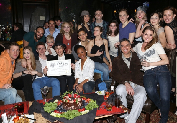 Exclusive Photo Coverage: SPIDER- MAN Cast Celebrates Reeve Carney's Birthday! Image