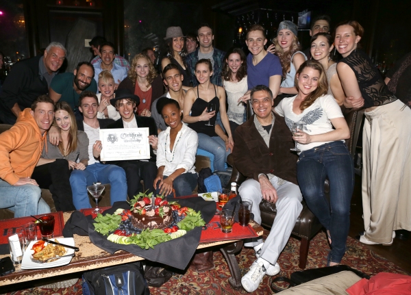 Exclusive Photo Coverage: SPIDER- MAN Cast Celebrates Reeve Carney's Birthday! Image
