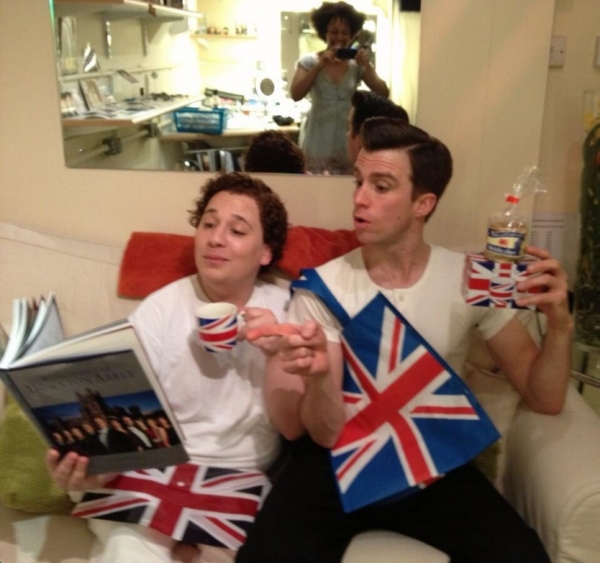 Photo Flash: Saturday Intermission Pics, April 27 - First SIP from THE BOOK OF MORMON in London and More!  Image