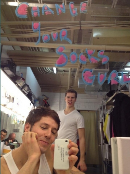 Photo Flash: Saturday Intermission Pics, April 27 - First SIP from THE BOOK OF MORMON in London and More!  Image