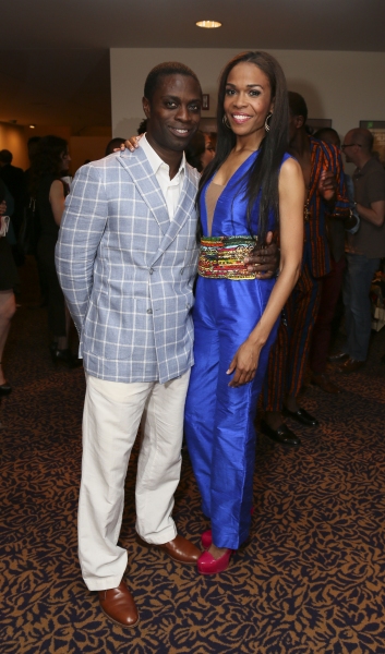 Cast members Adesola Osakalumi and Michelle Williams Photo