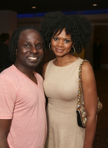 Cast member Gelan Lambert and actress Kimberly Elise Photo