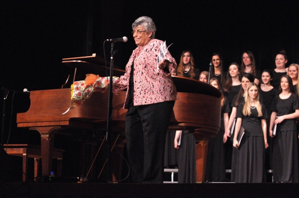 Sister Gloria Perez and the IHA Concert Chorus Photo