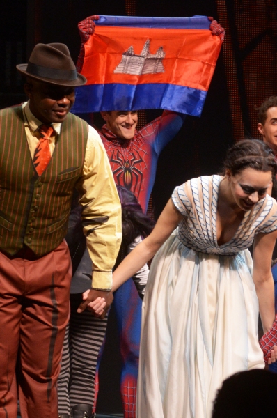 Photo Flash: Cambodian Shadow Puppet Troupe Wat Bo Visits SPIDER-MAN Image