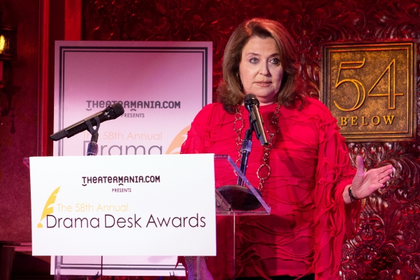 Photo Coverage: John Lloyd Young and Linda Lavin Announce 2013 Drama Desk Nominees Image