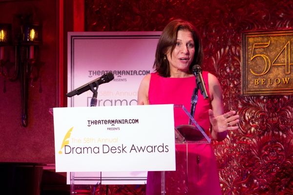 Photo Coverage: John Lloyd Young and Linda Lavin Announce 2013 Drama Desk Nominees Image