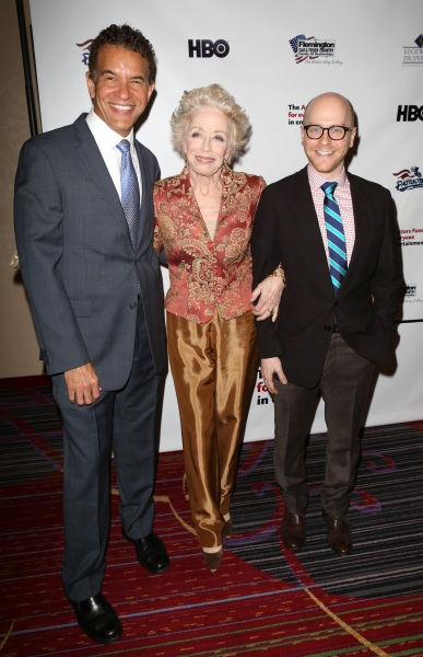 Brian Stokes Mitchell, actress Holland Taylor, and director Benjamin Endsley Klein  Photo