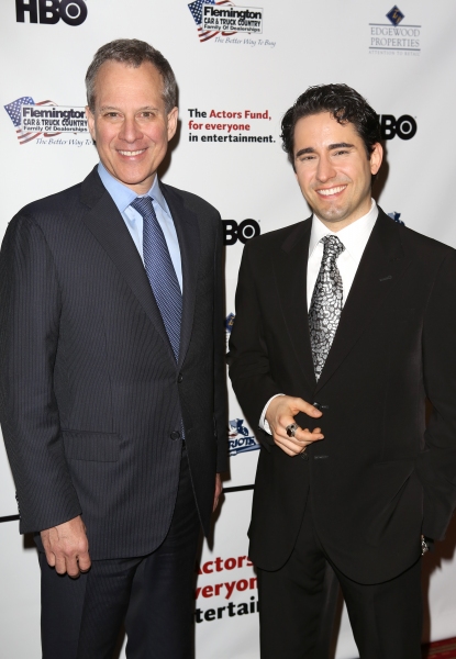 Eric Schneiderman & John Lloyd Young  Photo