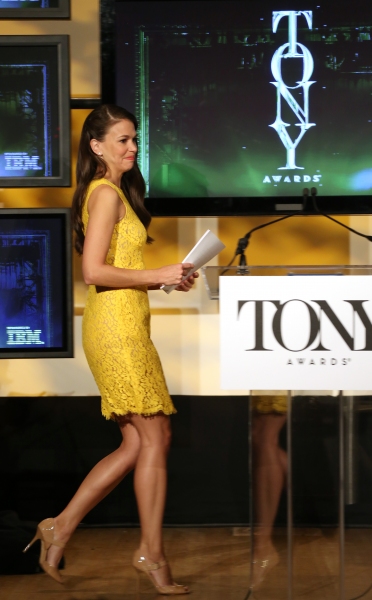 Photo Coverage: Jesse Tyler Ferguson and Sutton Foster Announce the 2013 Tony Nominations! Image