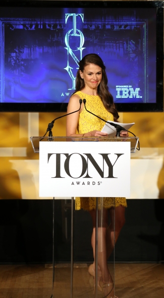 Photo Coverage: Jesse Tyler Ferguson and Sutton Foster Announce the 2013 Tony Nominations! Image