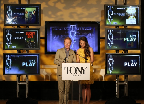Photo Coverage: Jesse Tyler Ferguson and Sutton Foster Announce the 2013 Tony Nominations! Image