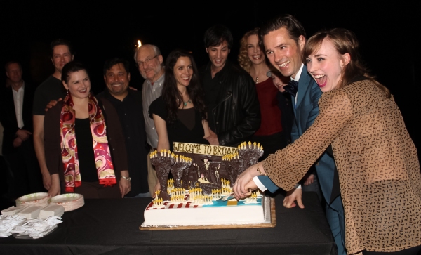 Samantha Hill, Peter JÃƒÂ¶back and members of the cast Photo