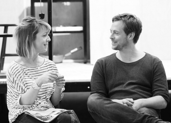 Photo Coverage: Blakley and Campbell Moore in Rehearsal Images For CHIMERICA At The Almeida Image
