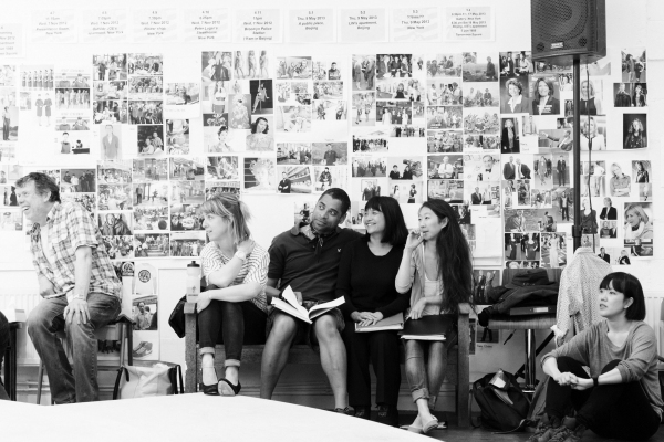 Photo Coverage: Blakley and Campbell Moore in Rehearsal Images For CHIMERICA At The Almeida Image