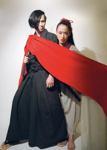 Yoshi Amao as the Rogue Assassin and Ai Ikeda as She-Wolf Photo