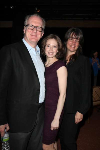 Tracy Letts, Carrie Coon & Pam MacKinnon  Photo