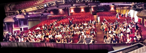 Photo Flash: NYC Middle Schoolers Visit NICE WORK Image