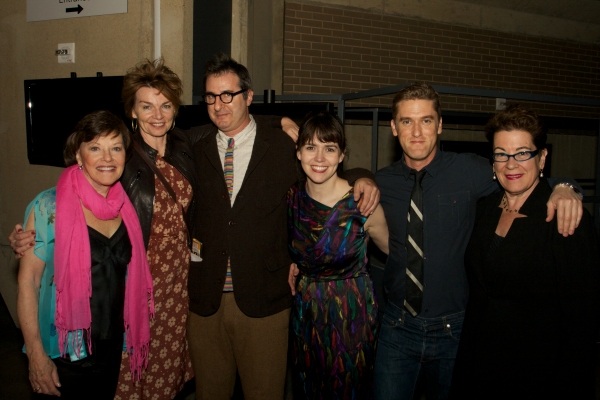 Cast members with Jon Robin Baitz and Artistic Director Molly Smith  Photo