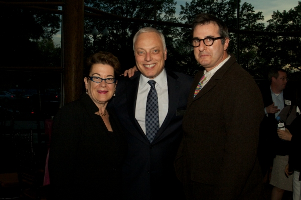 Artistic Director Molly Smith, board member Mark Shugoll and Jon Robin Baitz Photo