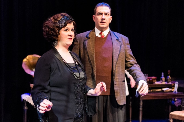 Michelle Edwards (Mrs. Ravenscroft) and Se&aacute;n Patrick Judge (Ruffing). Photo