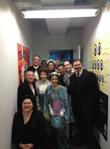 Photo Flash: Saturday Intermission Pics, May 4, Part 2 - Holland Taylor's First SIP from ANN, Christopher Lloyd and More! Image