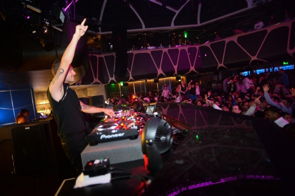 Photo Flash: Rita Ora and Neil Patrick Harris Party with Calvin Harris at Hakkasan Las Vegas Image