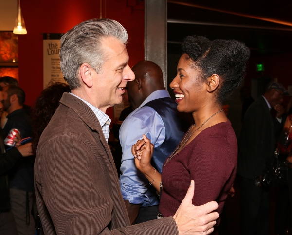 From left, CTG Artistic Director Michael Ritchie and cast member Diarra Oni Kilpatric Photo