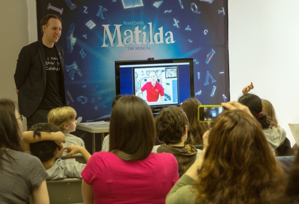 Photo Coverage: NASA Helps MATILDA Cast Chat with Astronauts in Space! Image