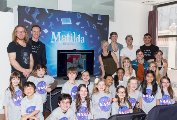 Photo Coverage: NASA Helps MATILDA Cast Chat with Astronauts in Space! Image