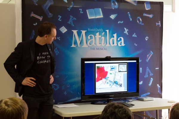 Photo Coverage: NASA Helps MATILDA Cast Chat with Astronauts in Space! Image