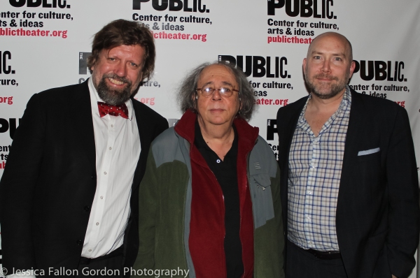 Oskar Eustis, Richard Foreman and Patrick Willingham Photo