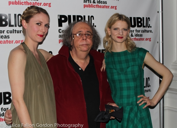 Stephanie Hayes, Richard Foreman and Alenka Kraigher Photo