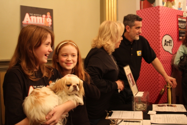 Photo Flash: ANNIE Celebrates the Launch of Sandy's Rescue Pals Image